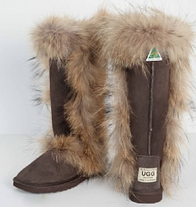 long ugg boots with fur